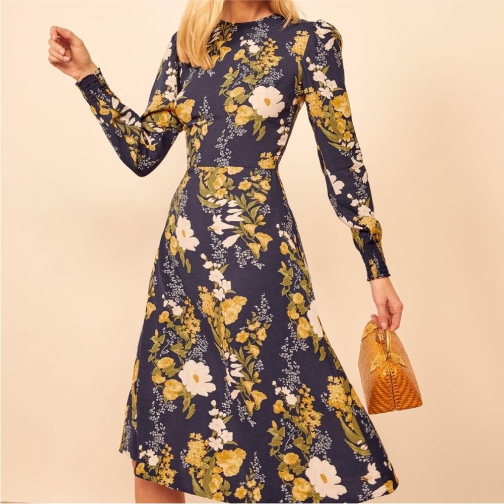 Reformation Kellan dress in Graciella print (sold out online)
